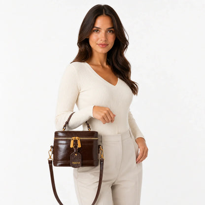 Mini Bag in Leather - Vela