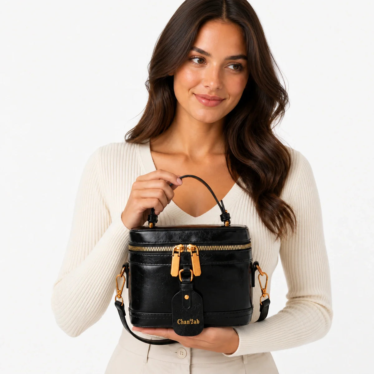 Mini Bag in Leather - Vela