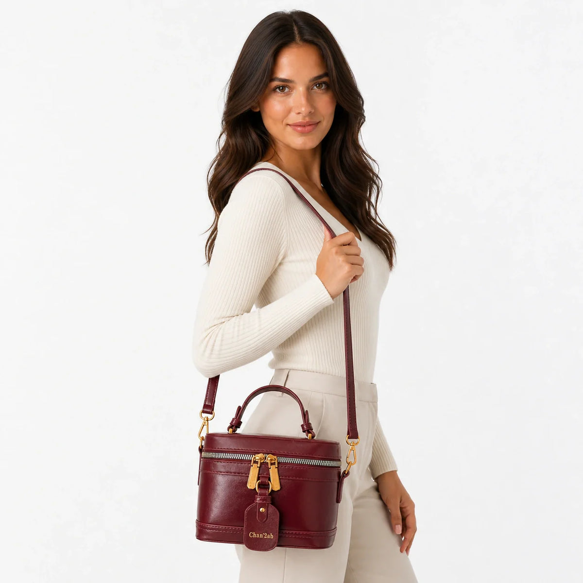 Mini Bag in Leather - Vela