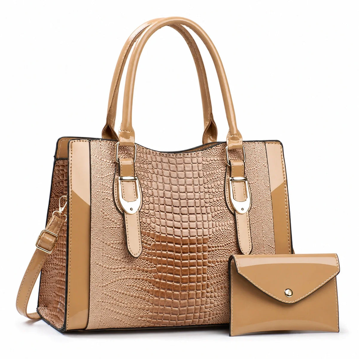 Leather Shoulder Bag Set - Vela