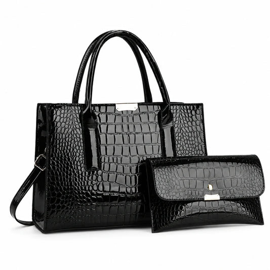 Leather Handbag Set - Mira
