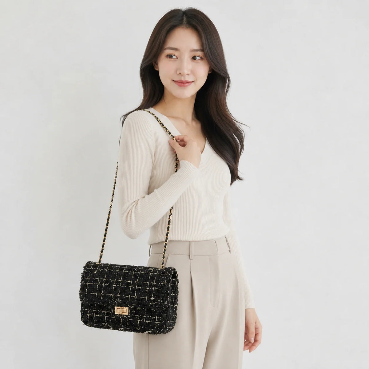 Mini Bag in Leather - Alix
