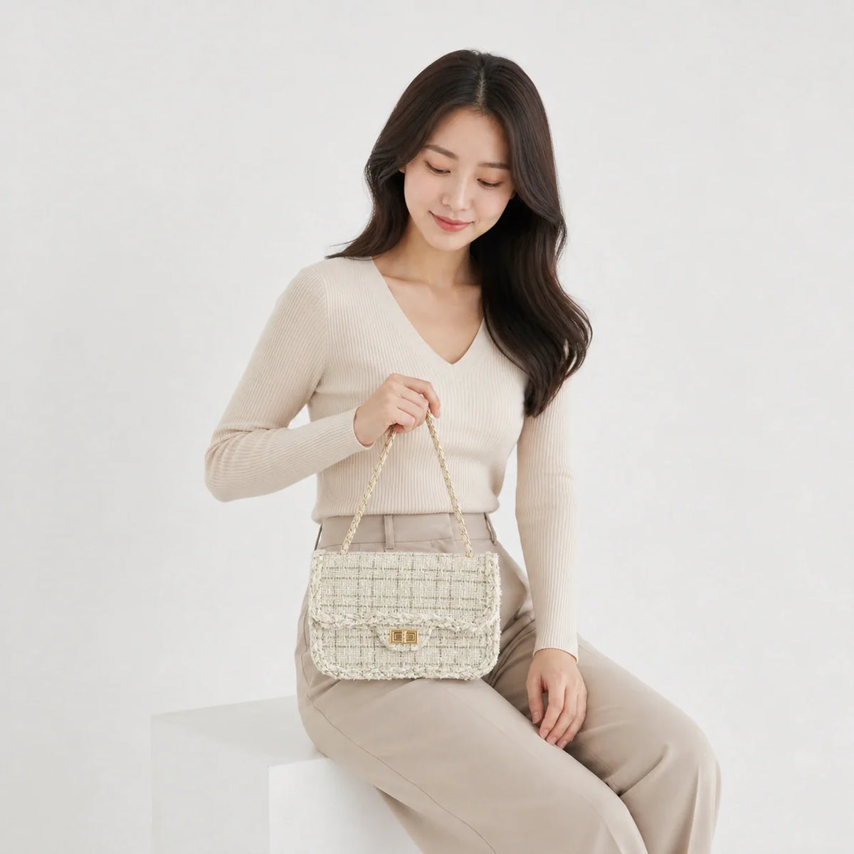 Mini Bag in Leather - Alix