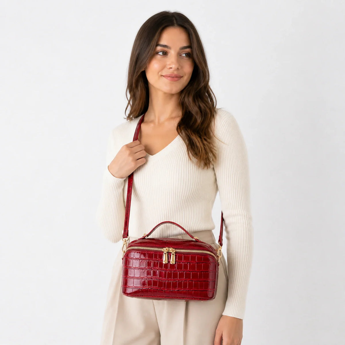 Mini Bag in Leather - Sasha