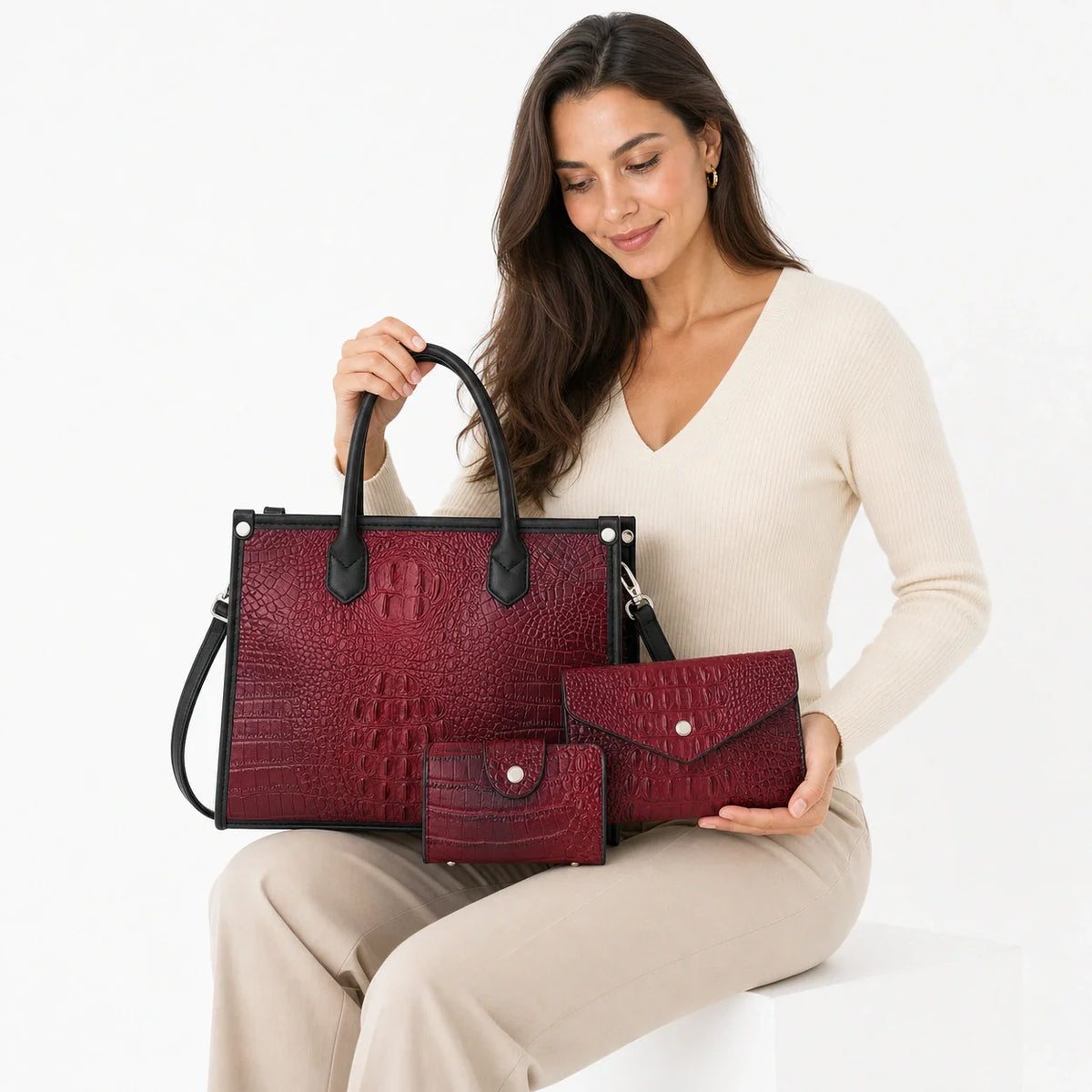 Crocodile Leather Set - Vex