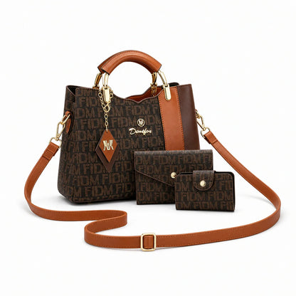 Leather Letter Print Set - Vox