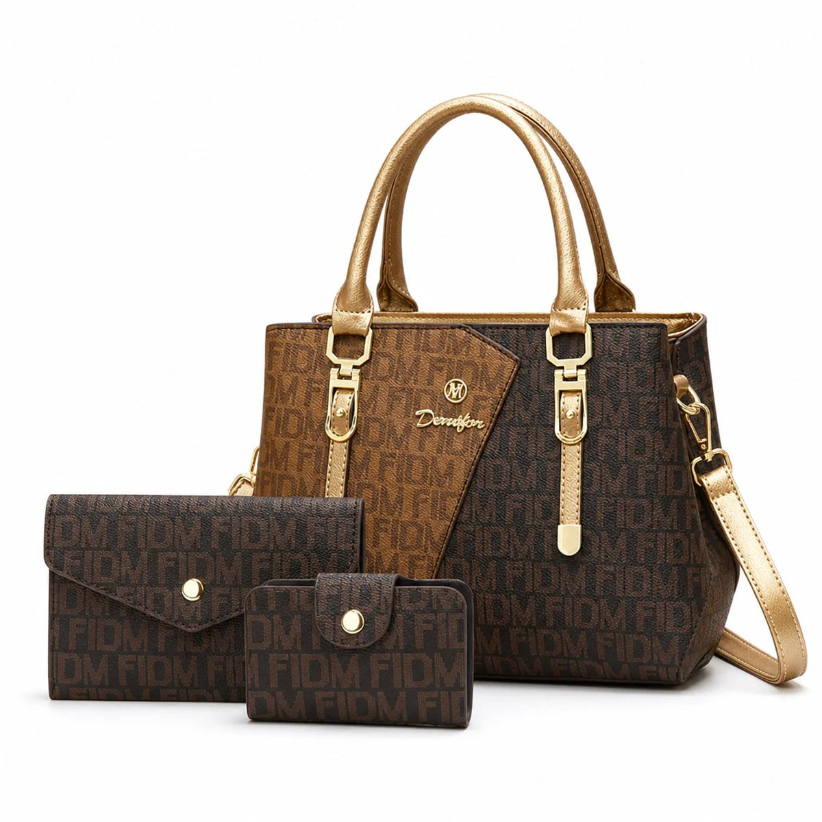 Leather Bag and Wallet Set - Cora