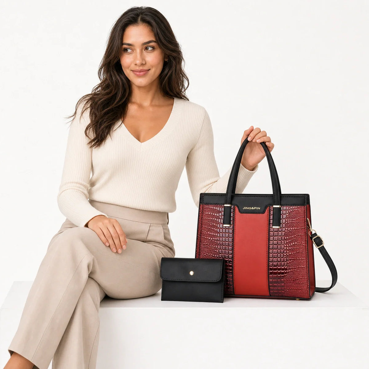 Leather Crossbody Set - Velo