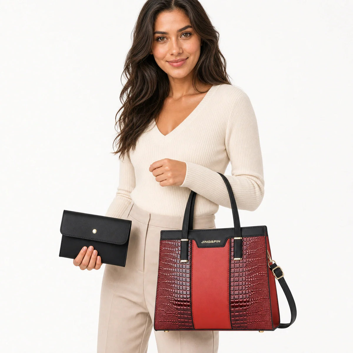Leather Crossbody Set - Velo