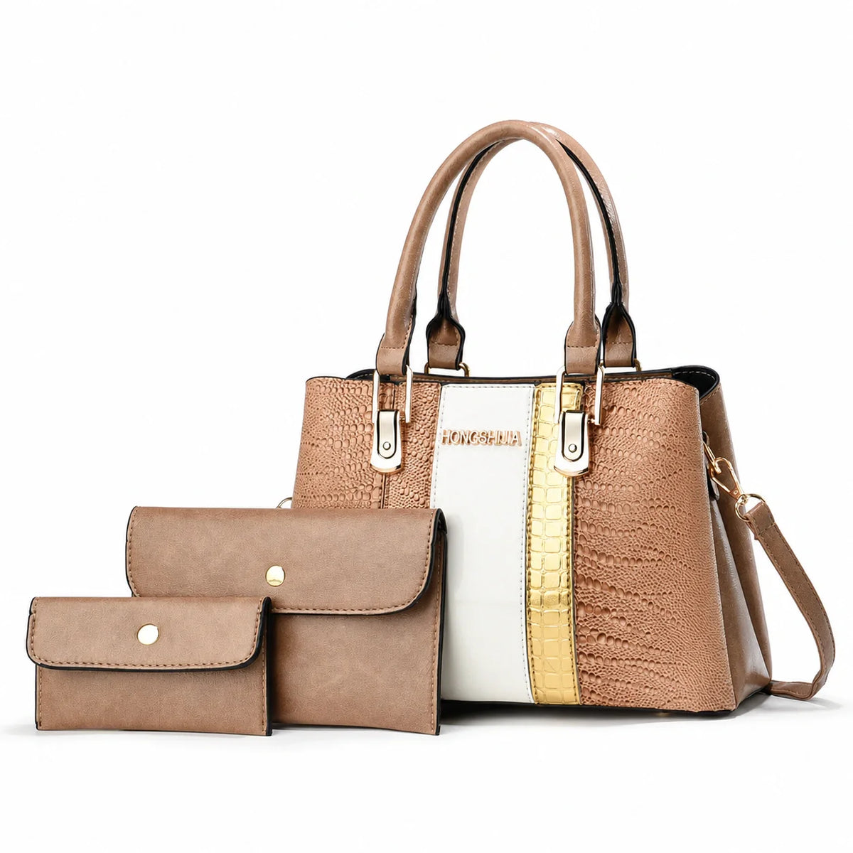 3-Piece Leather Crossbody Set - NOVA