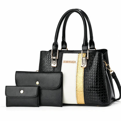 3-Piece Leather Crossbody Set - NOVA