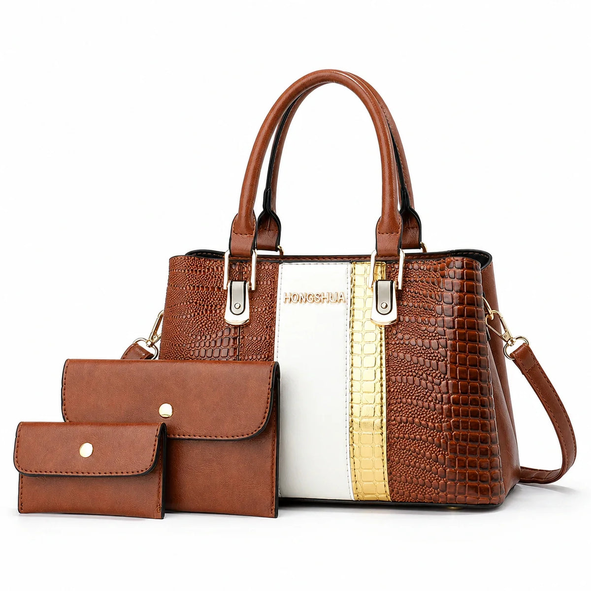 3-Piece Leather Crossbody Set - NOVA