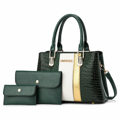 3-Piece Leather Crossbody Set - NOVA