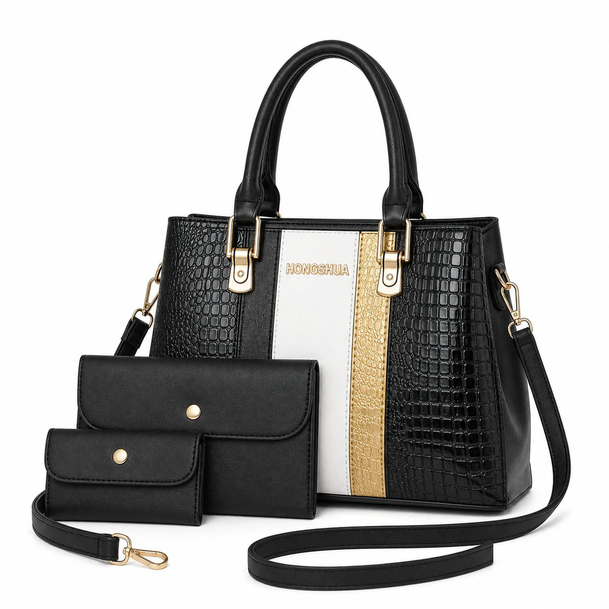 3-Piece Leather Crossbody Set - NOVA