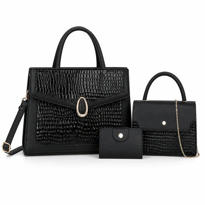 Leather Shoulder Bag Set - Vela