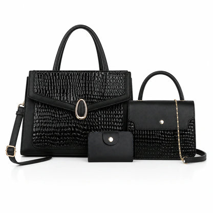 Leather Shoulder Bag Set - Vela