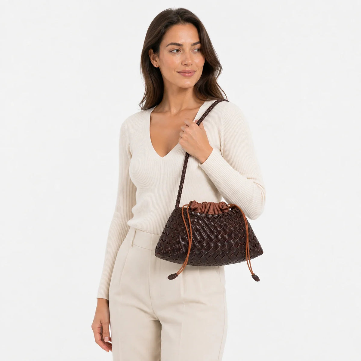 Mini Bag in Leather - Sabine