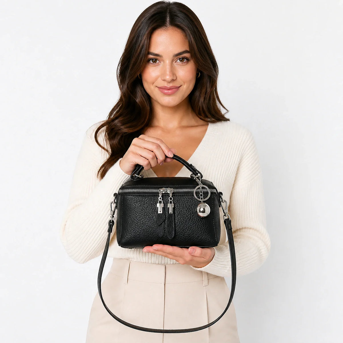 Mini Bag in Leather - Talia