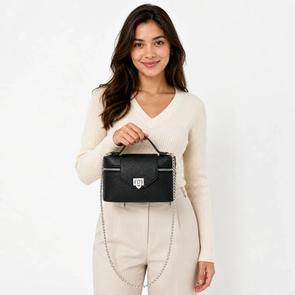 Mini Bag in Leather - Fleur