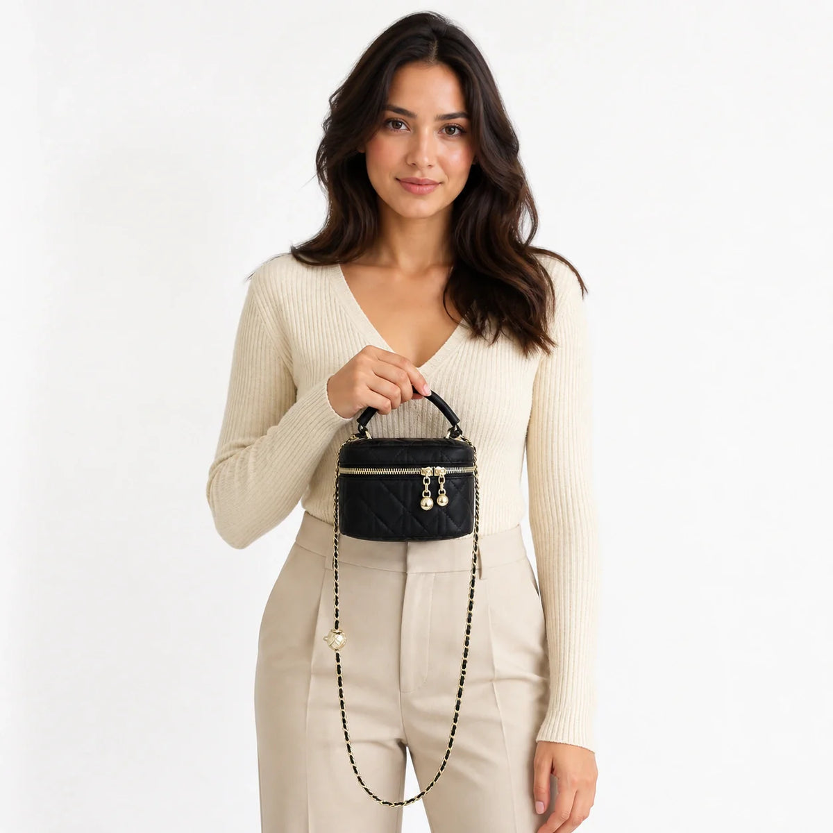 Mini Bag in Leather - Aria