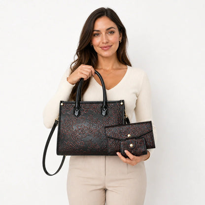 Embossed Leather Set - Vela