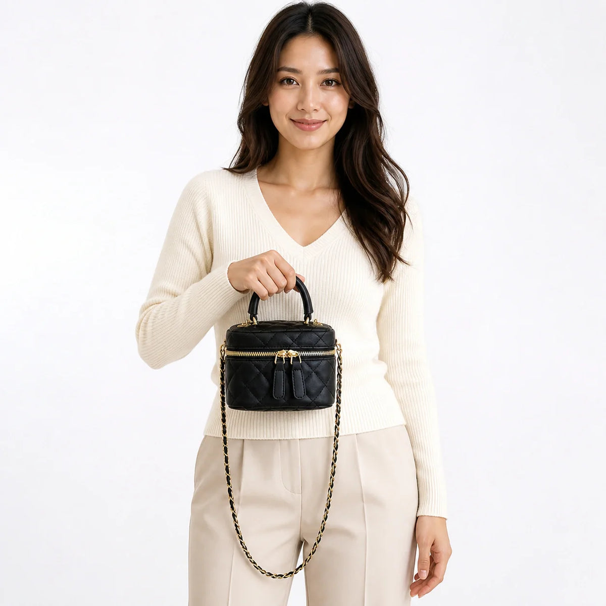 Mini Bag in Leather - Laure