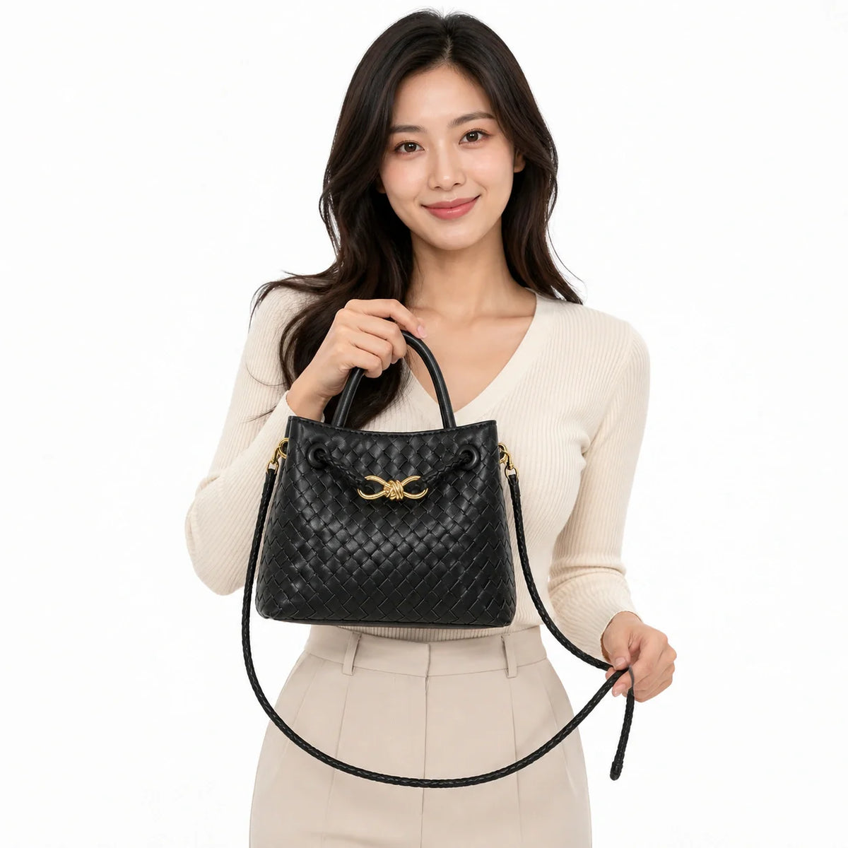 Mini Bag in Leather - Bel