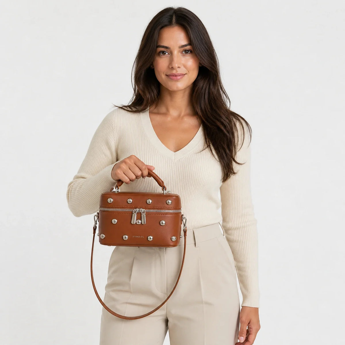 Mini Bag in Leather - Nadia