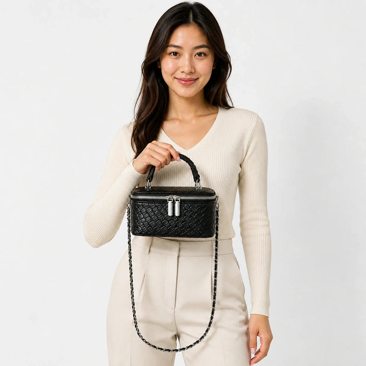 Mini Bag in Leather - Ninon