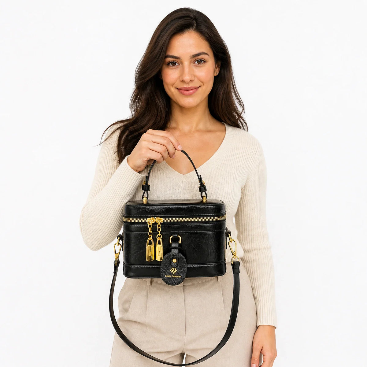 Mini Bag in Leather - Aura