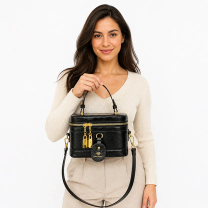 Mini Bag in Leather - Aura