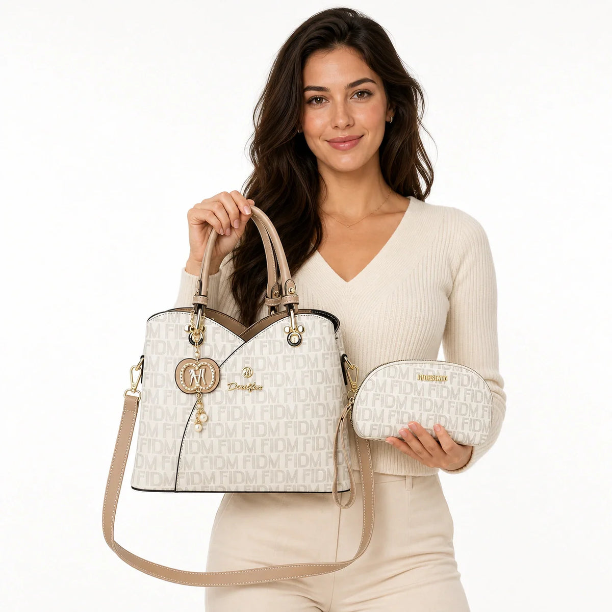 Leather Tote Set - Vela