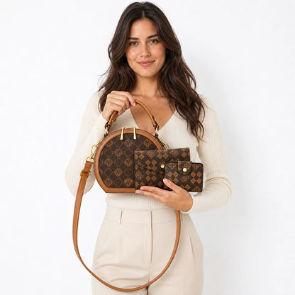Leather Crossbody Set - Nova