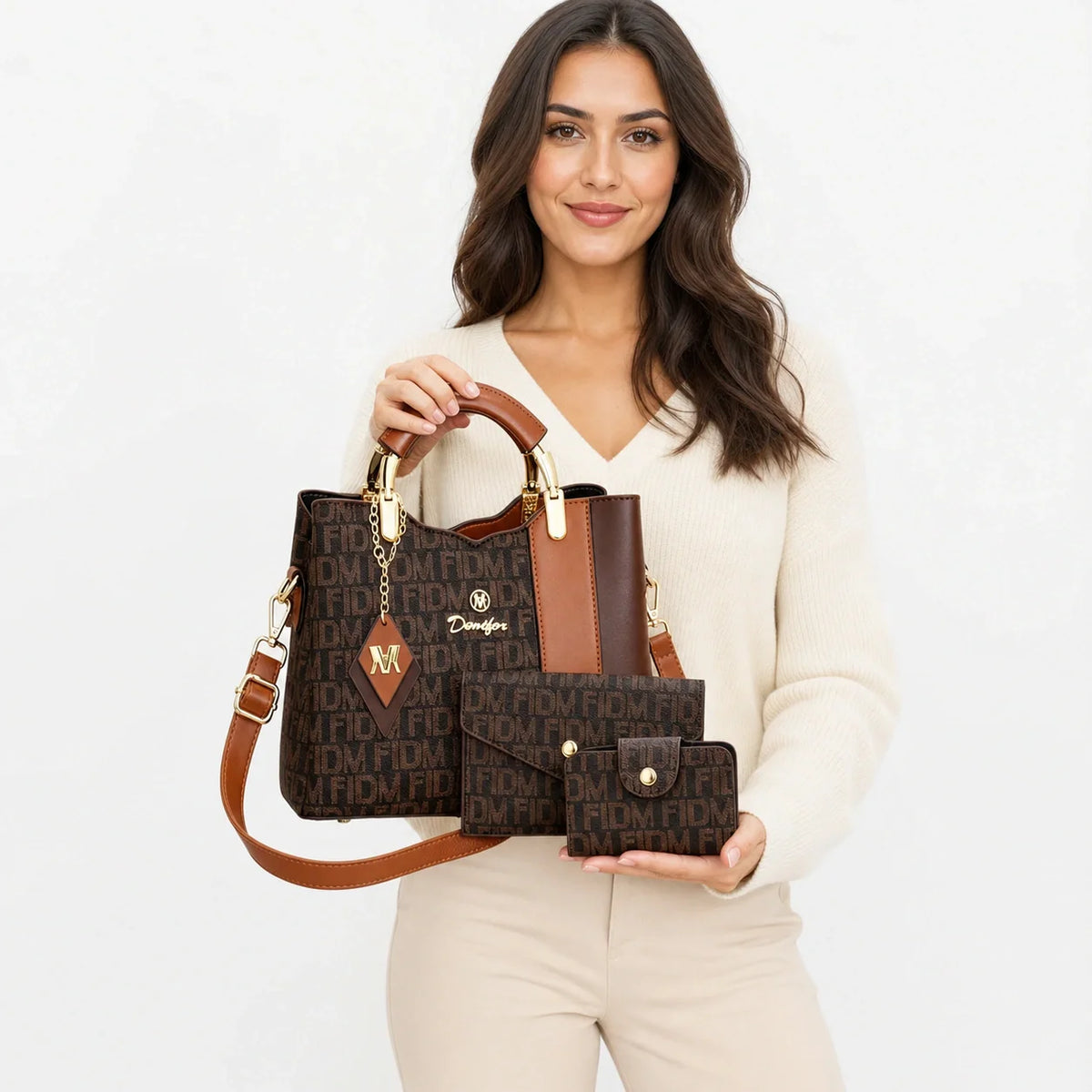 Leather Letter Print Set - Vox