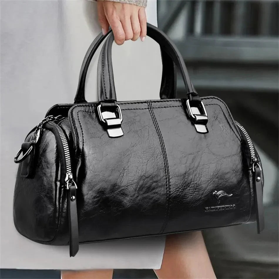 Leather Bag - Jade